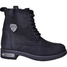 Mammamia Hammer Jack 15200 Siyah Deri Bot