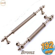 Badem10 Ladin Metal Kulp 192 mm - 19.2 cm Mobilya Çekmece Mutfak Dolabı Dolap Kulpları Kulpu Kulpları