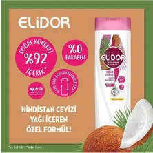 Elidor Hindistan Cevizi Yağı Şampuan 350 ml + Saç Kremi 350 ml