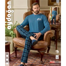 Aydoğan 240790 Erkek Termal Patlı Uzun Kol Pijama Takım