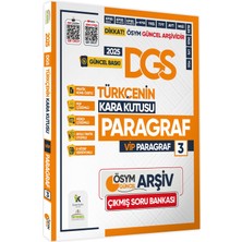 Karakutu Yayınları 2025 DGS Türkçenin Kara Kutusu Paragraf 3 Vip ÖSYM Çıkmış Soru Havuzu Bankası