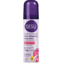 Sesu Tüy Dökücü Köpük Krem Sprey 150ML Hassas Ciltler (2 Li Set)