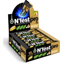 N'fest Yer Fıstıklı Yüksek Protein Bar 50 gr Kutu 12 x 8