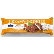 Ferrero Merba Bitter Çikolata ve Vanilya Aromalı Dolgulu Kurabiye Creamy Cookies 160 gr