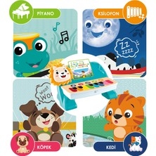 Learning Fun Dokunmatik Piyano Çocuk Müzik Oyuncak Seti Aslan Mavi