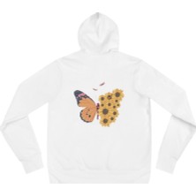 Bellibone Sweatshirt Kelebek Desenli Pamuklu Kız Çocuk Bluzu