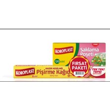 Koroplast Pişirme Kağıdı 16 Lı Saklama Poşeti 120 Li Orta Boy x 2 Set