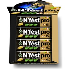 N'fest Yer Fıstıklı Yüksek Protein Bar 50 gr Kutu 12 x 8