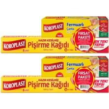 Koroplast Pişirme Kağıdı 16 Lı Fermuarlı Çanta Orta Boy 12 Li x 2 Set