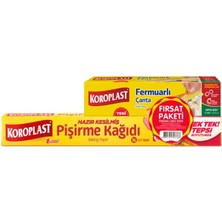 Koroplast Pişirme Kağıdı 16 Lı Fermuarlı Çanta Orta Boy 12 Li x 2 Set