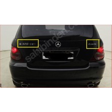 Tekno Trust Mercedes R320 Cdı ve 4matic Krom Bagaj Yazısı Seti 3'lü Paket