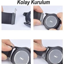 Alstrap Xiaomi Watch S1/s2/s3/mi Watch Uyumlu 22MM Metal Hasır Kordon