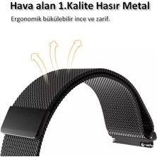 Alstrap Xiaomi Watch S1/s2/s3/mi Watch Uyumlu 22MM Metal Hasır Kordon