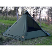 Bushlove Mega Xl Hot Tent Teepee Soba Çıkışlı Çadır V2 Haki