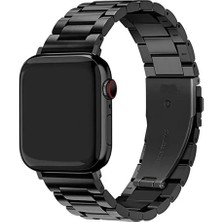 Alstrap Apple Watch Seri 6 7 8 9 10 Se Ultra Uyumlu 44 45 46 49MM Paslanmaz Çelik Kordon Kayış