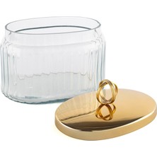 Mikasa Moor Gold Kapaklı Oval Kavanoz 18 X 14 X 16 cm