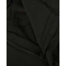 Erkek Kışlık Siyah Outdoor Softshell İçi Polarlı Su Ve Rüzgar Geçirmez Taktik Pantolon