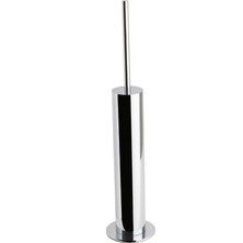 System Banyo Aksesuarları Banyo Klozet Fırçası Krom 465x100x100 mm