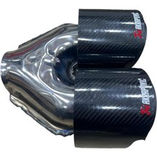 Tekno Trust Akrapovic 114 Lük Çiftli Eşit Egzoz Ucu