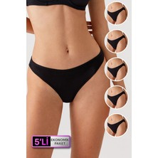 Pierre Cardin 5'li Ekonomik Paket 2957 High Leg Classic Pamuklu Basic Külot