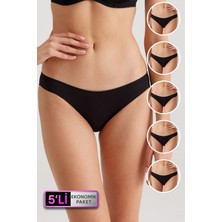 Pierre Cardin 5'li Ekonomik Paket 2950 No Show Pamuklu Basic Brief Külot Slip