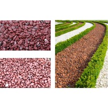 DOLOMİT TAŞI BORDO 2-4 cm 5 KG DOĞAL DEKORASYON TAŞI