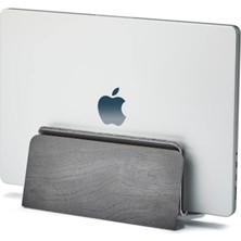 Grovemade Dikey Macbook Istasyonu - Premium Dikey Laptop Standı - Dizüstü Bilgisayar Tutucu - Siyah
