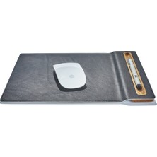 Grovemade Premium Mousepad  - Masaüstü Kalemlik Modifiyeli Mousepad - Meşe