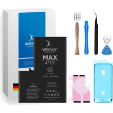 Woyax iPhone 14 Pro Max Premium Batarya 4770 Mah Yüksek Kapasite