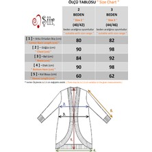 Şiir Bumpe Kadın Siyah Uzun Kollu Oval Etek Örme Jakarlı Esnek Penye Hırka & Kaftan & Hicab & Tesettür Hırka