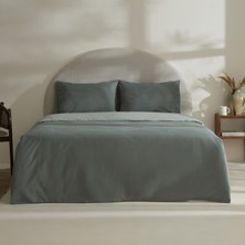 Karaca Home Basis  Pamuk Çift Kişilik Nevresim Takımı Yeşil