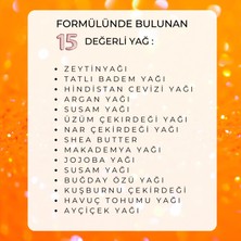 LAR Herbal Saç ve Vücut Için Kolay Emilen Yağlı His Bırakmayan Cilde Işıltı Veren Besleyici Kuru Yağ