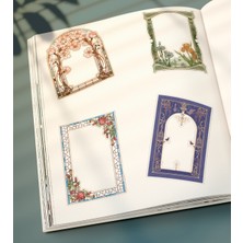 Vintage-Journal Defter Için Çerçeve Süsleme -20 Adet- Parlak Kağıt-Özel Kesim