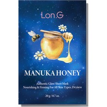 Lon.G K-Beauty 10'lu Kutu Manuka Ballı Gerçek Parıltı Yüz Maskesi