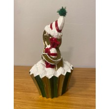 Yılbaşı Kurabiye Adam Cupcake Içinde Miniboy 15 cm