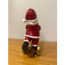 Yılbaşı Gözlüklü Noel Baba Miniboy 15 cm El Boyama