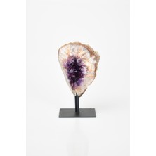 Safnaturel Ametist Doğal Taş Standlı Parça