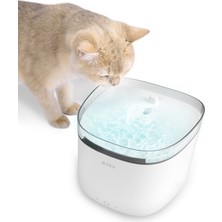 S-Link Tuya Uyumlu Wifi Smart Mini Pro Tuya Pet Fountain/ Su Kab S-Link 1.9 Litre Akıllı Pet Suluğu