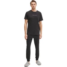 Calvin Klein Erkek Siyah Yuvarlak Yaka T-Shirt 000NM2748E