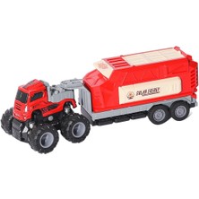 Vardem Oyuncak KLX600-376 Sürtmeli Die Cast 4x4 Kapalı Kasa Enerji Tırı -Vardem