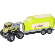 Vardem Oyuncak KLX600-376 Sürtmeli Die Cast 4x4 Kapalı Kasa Enerji Tırı -Vardem