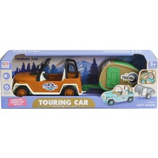 Birlik Toys SS113A-SS113C Çekme Karavan Sesli Safari Araba -Birliktoys