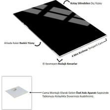 Harikabirev siyah Gold Soyut Abstract Tablo 01 |çerçeveli Temperli Cam Tablo Tekli Dikey