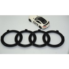 Tekno Trust Dk Audi A3 A4 A5 A6 Ön Panjur Izgara Halka Parlak Siyah Abs Logo Amblem