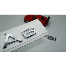 Tekno Trust Audi A6 30 Tfsi Krom Abs 3m 3D Bagaj Yazı Logo Orjinal Ürün