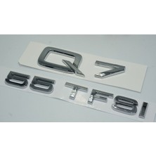 Tekno Trust Audi Q7 55 Tfsi Krom Abs 3m 3D Bagaj Yazı Logo Orjinal Ürün