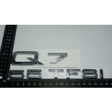 Tekno Trust Audi Q7 55 Tfsi Krom Abs 3m 3D Bagaj Yazı Logo Orjinal Ürün