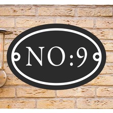 Zafrak Reklam Duvar - Kapı - Bahçe Numarası 10x15 cm 4 Mm Kalınlık Alüminyum Panel Dış Mekan