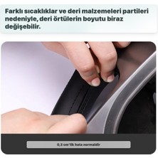 İmza Bmw F30 Alcantra Nappa Araca Özel Dikmeli Direksiyon Kılıfı (Kırmızı Dikişli)