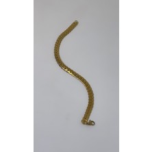 By Semra Unisex 6 mm Kalınlık Gurmet Model Çelik Bileklik